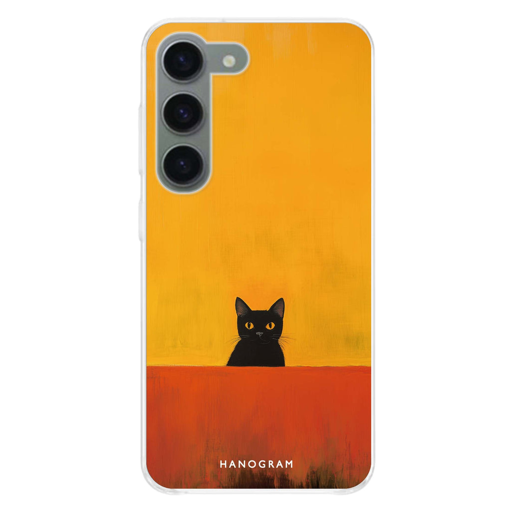 Minimalist Meow Samsung Galaxy Ultra Clear Case