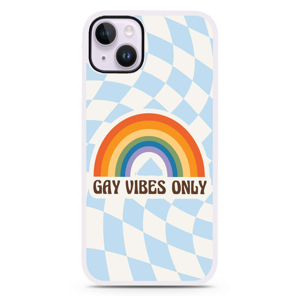 Gay Vibes Only iPhone 15 Impact Guard Bumper Case