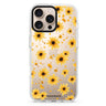 Golden Specks iPhone 16/15/14 Pro Max & Pro ultra clear case colorful graphic design, front product view