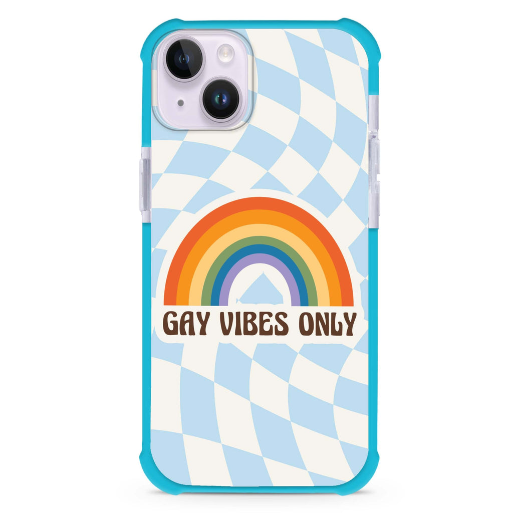 Gay Vibes Only iPhone 15 Plus MagSafe Compatible Ultra Shockproof Case