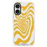 Abstract Paint Pattern MagSafe Compatible iPhone 16 Ultra Clear Case - Personalized and Stylish Protection