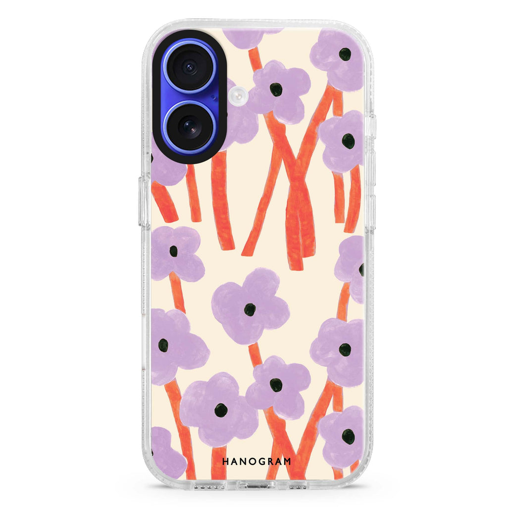 Floral MagSafe Compatible iPhone 16 Ultra Clear Case - Personalized and Stylish Protection