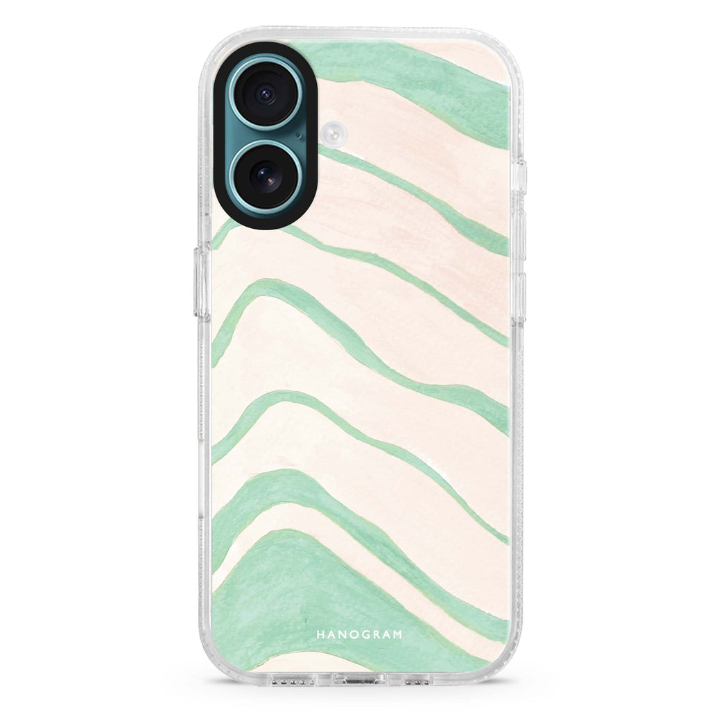 Abstract Paint Pattern MagSafe Compatible iPhone 16 Ultra Clear Case - Personalized and Stylish Protection