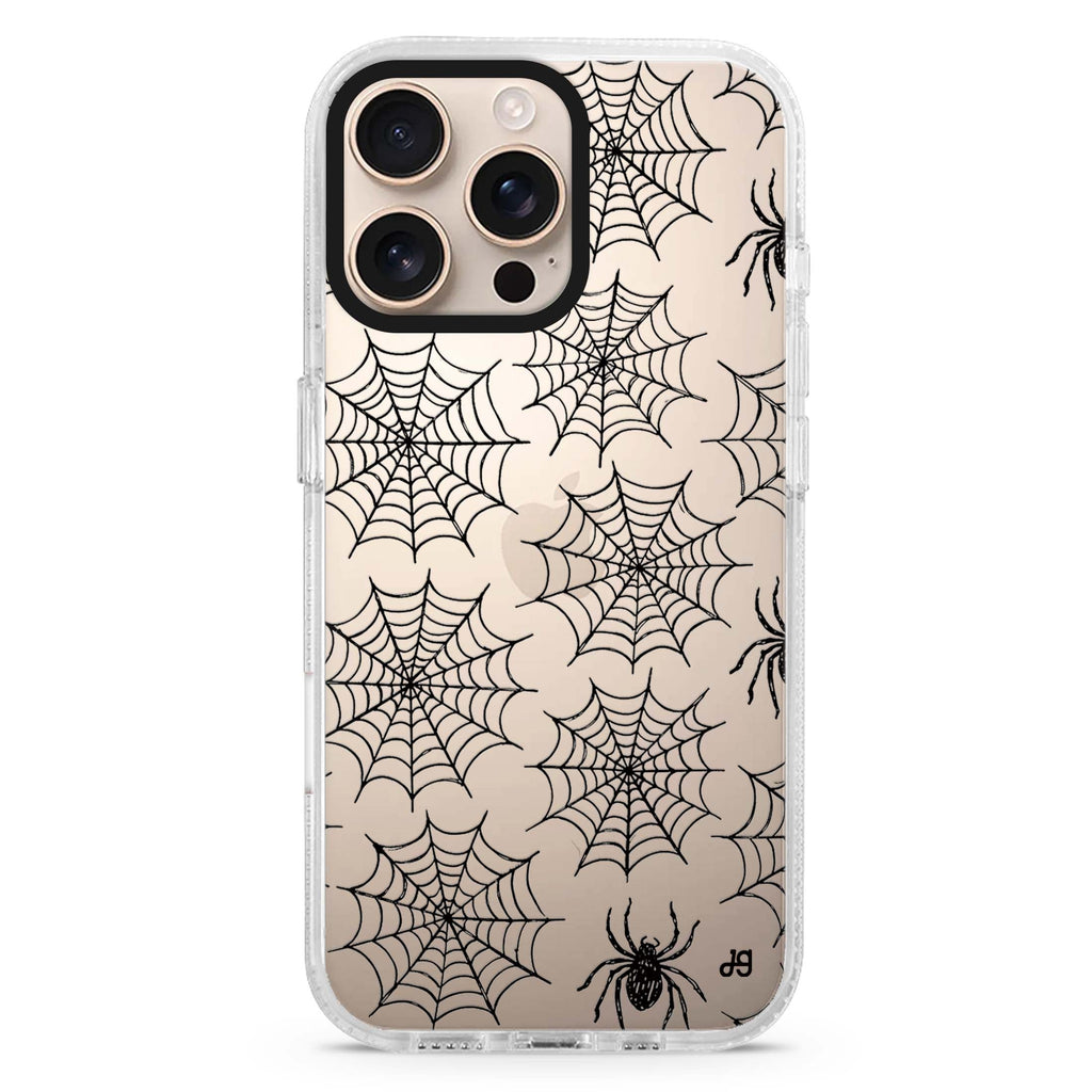 The Tangled Web Waltz iPhone 16 Pro Max Ultra Clear Case - front view