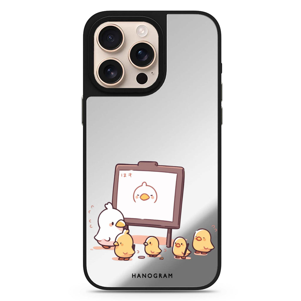 Quack Command sleek reflective design iPhone 16/15/14 Pro Max & Pro mirror case