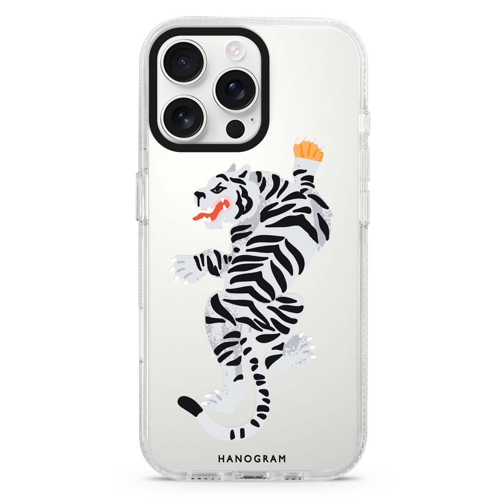 Tiger iPhone 16/15/14 Pro Max/Pro Clear Case – Hanogram Tiger iPhone 16/15/14 Pro Max/Pro Clear Case – Hanogram