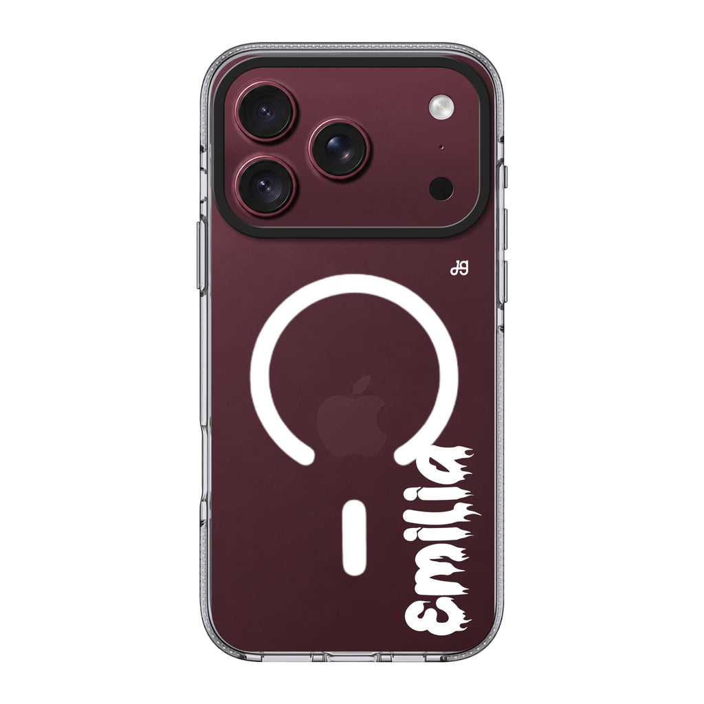 Haunted Name Glow Ultra Clear Case