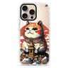 Abstract Doodles MagSafe Compatible iPhone 16 Pro Ultra Clear Case - Personalized and Stylish Protection