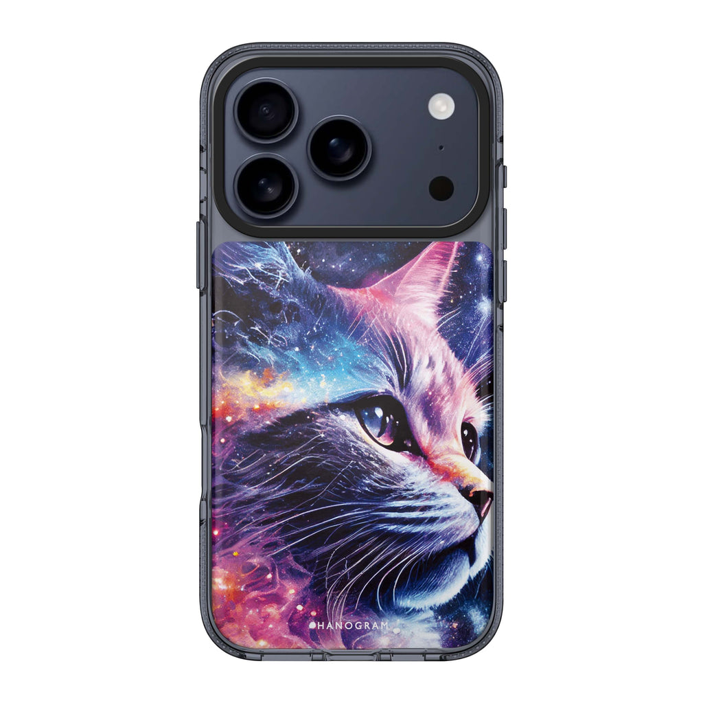 Galaxy Cat cat animal celestial iPhone 17 Pro Max ultra clear case