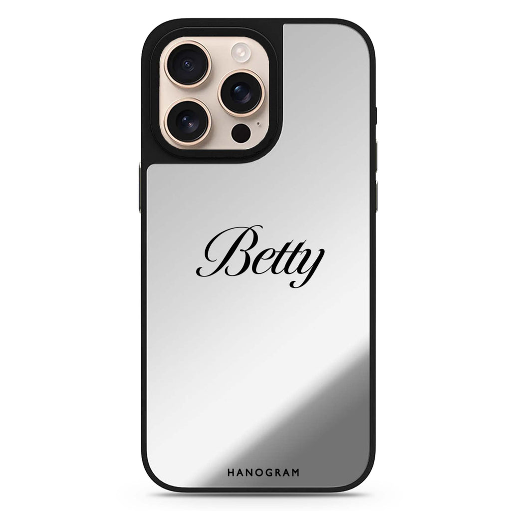 Simply Yours personalized name MagSafe mirror case for iPhone 16/15/14 Pro Max and Pro, main view