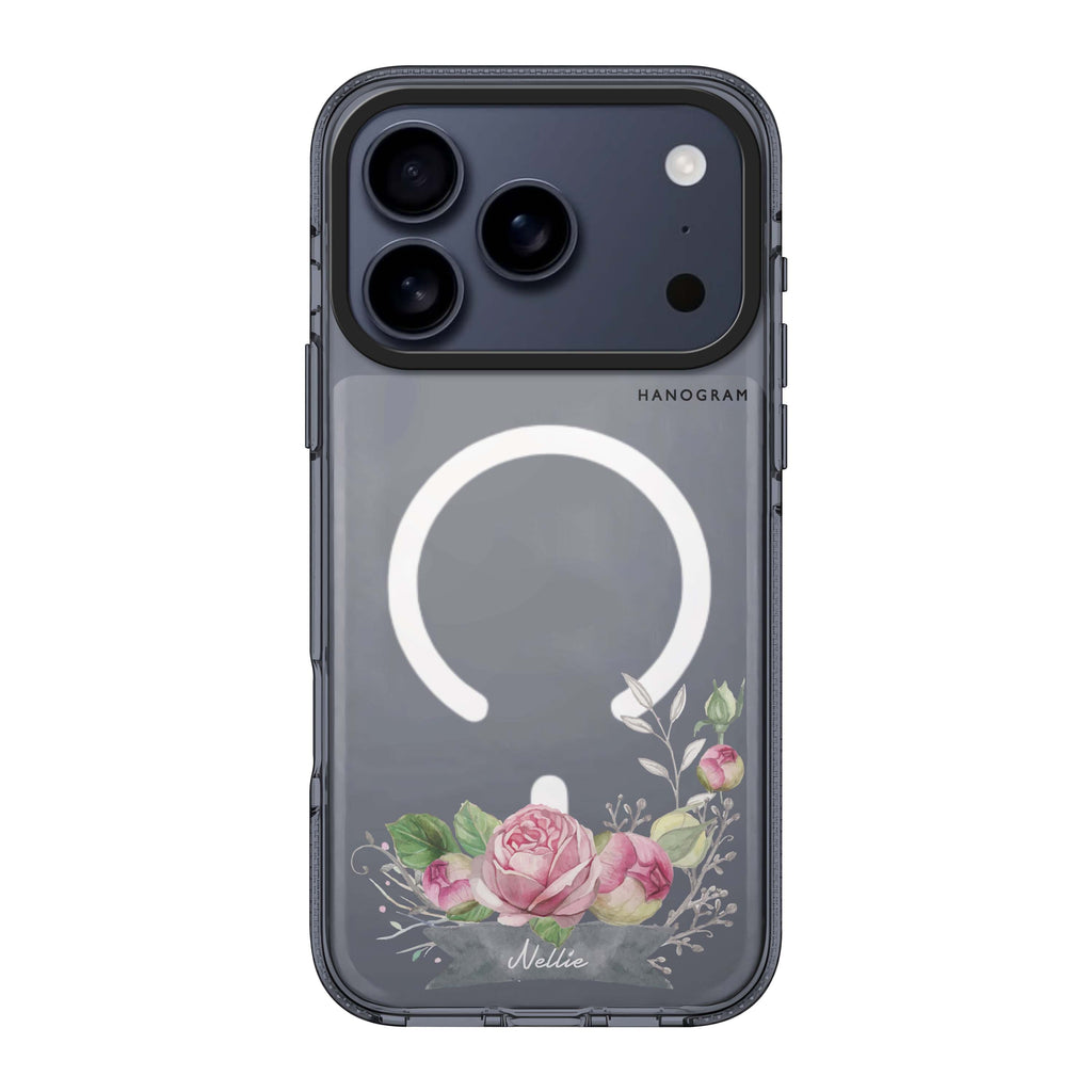 Ribbon & Floral personalized name bow flower floral spring iPhone 17 Pro Max ultra clear case