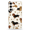 Pawprints of Love Samsung Galaxy Ultra Clear Case