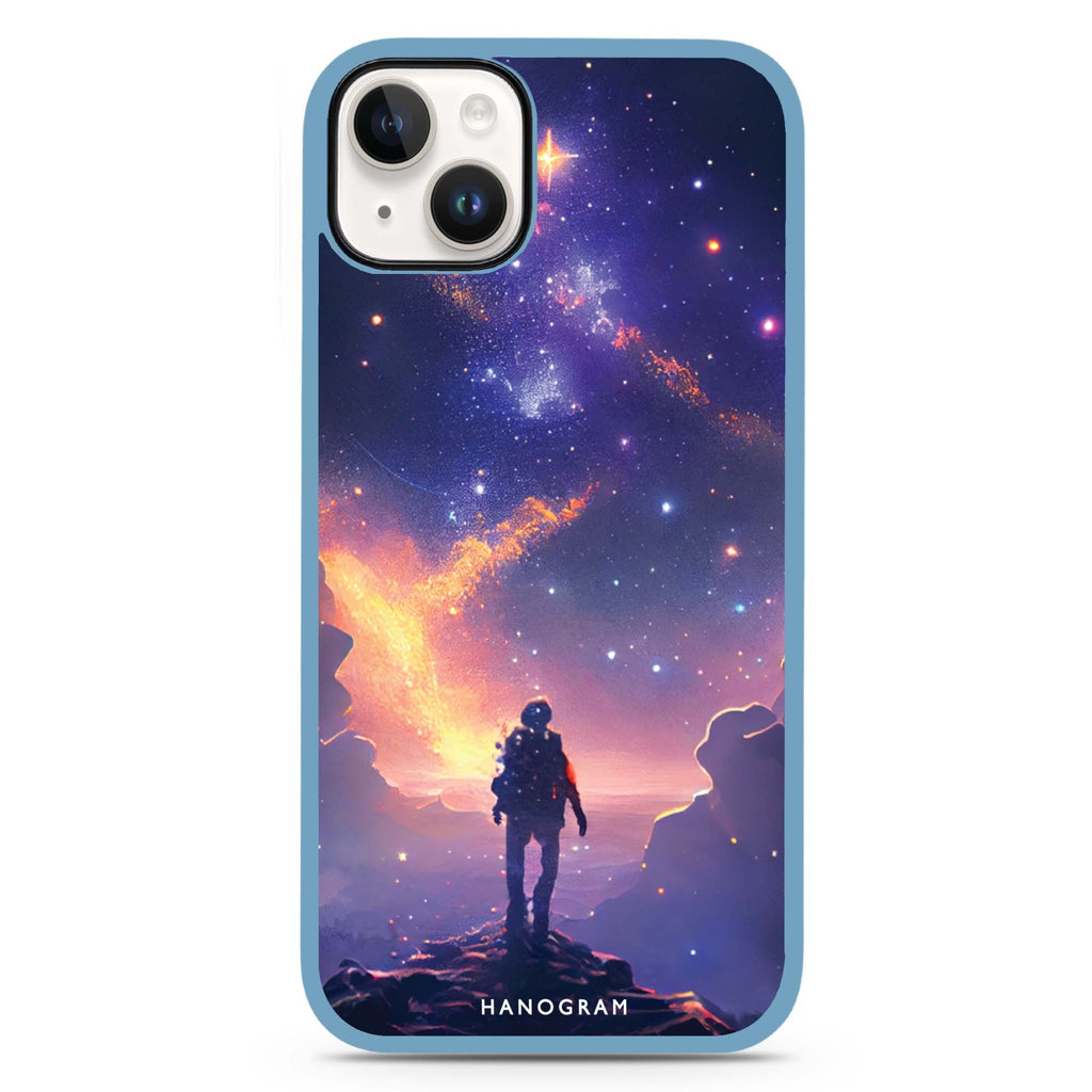 Imagine the Galaxy iPhone 15 Plus Impact Guard Bumper Case