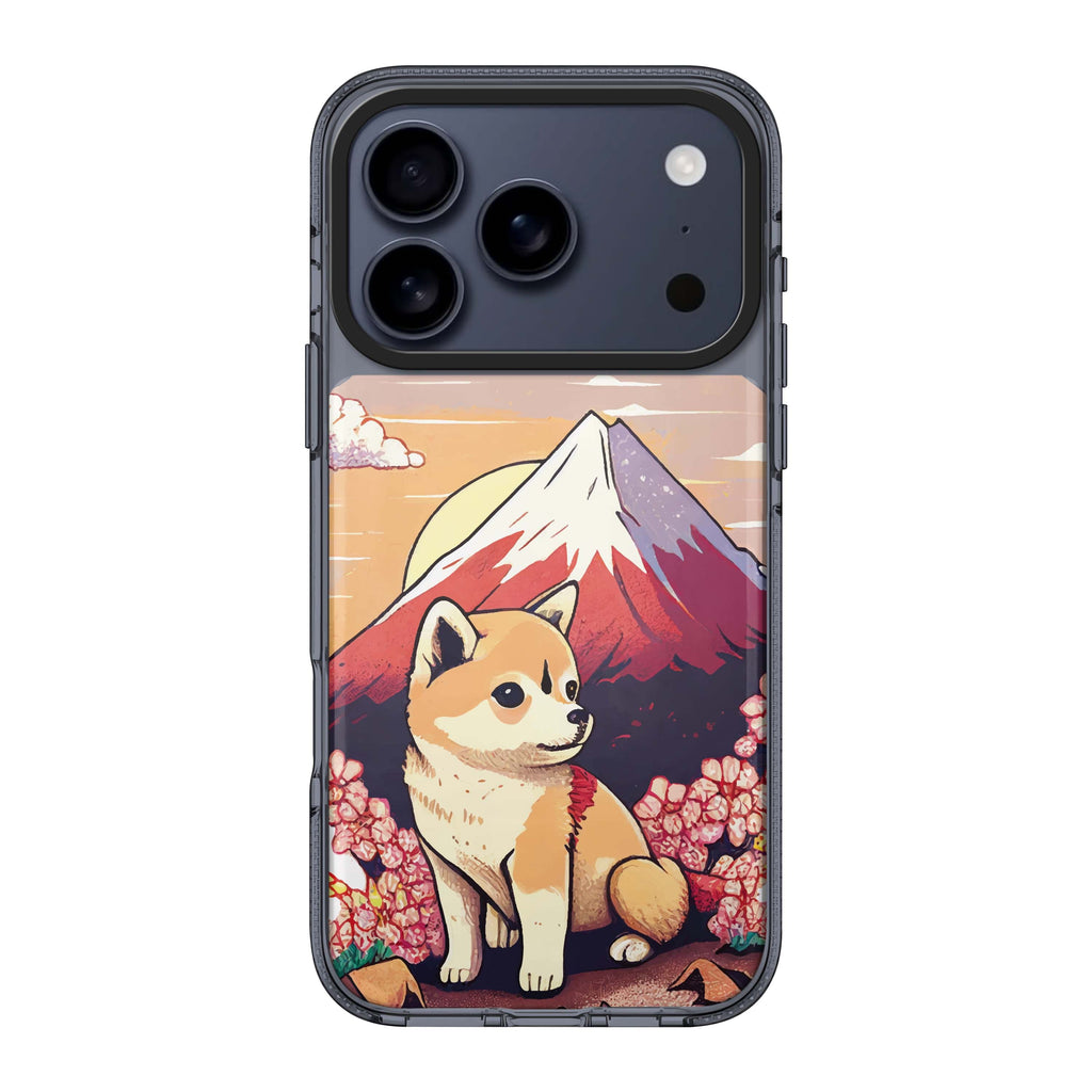 Shiba Inu & Fuji Mountain dog animal nature travel iPhone 17 Pro Max ultra clear case