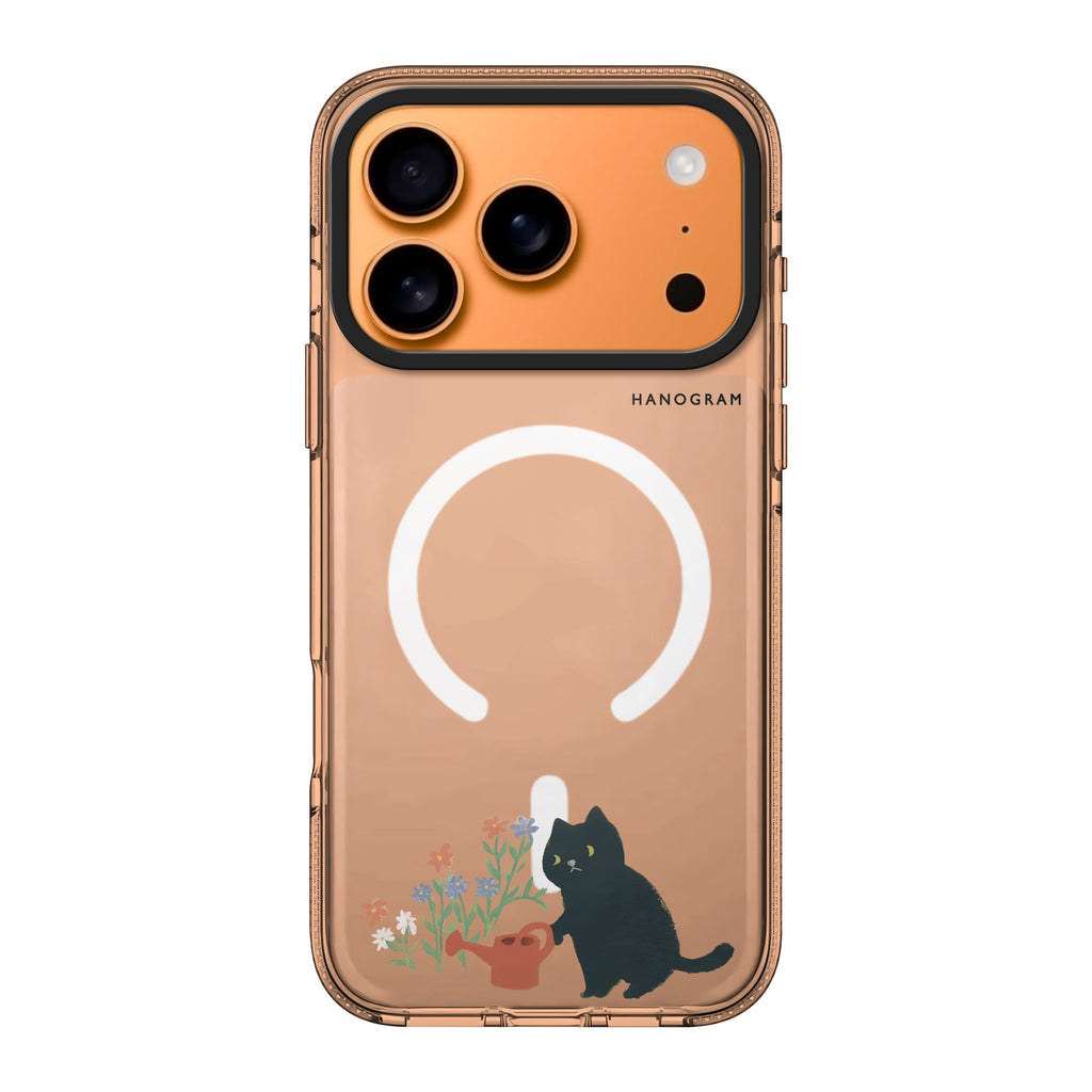Purrfect Gardener cat animal cute iPhone 17 Pro Max ultra clear case