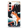 Shiba Inu with Fuji Mountain Samsung Galaxy Ultra Clear Case