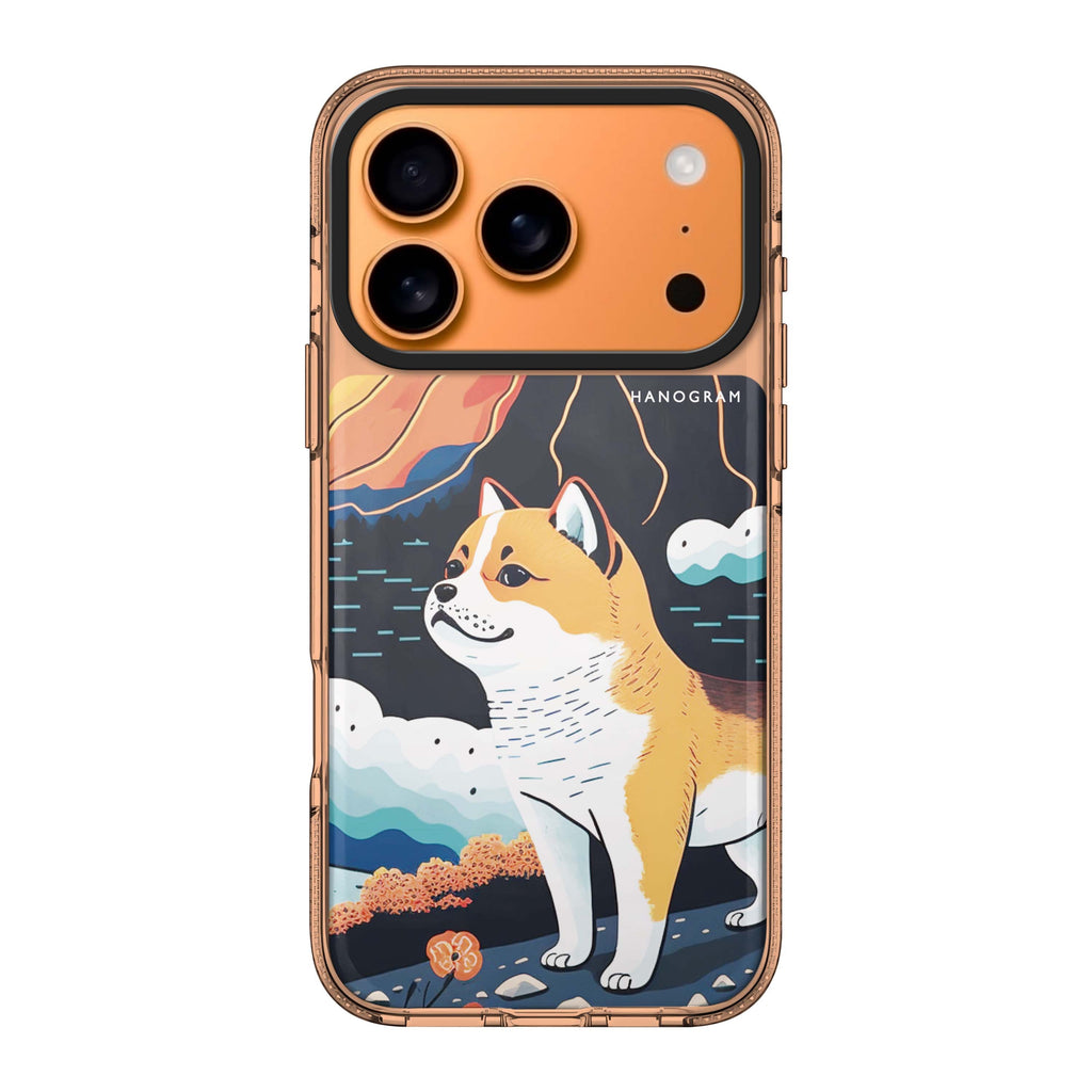 Shiba Inu with Fuji Mountain dog animal nature travel iPhone 17 Pro Max ultra clear case