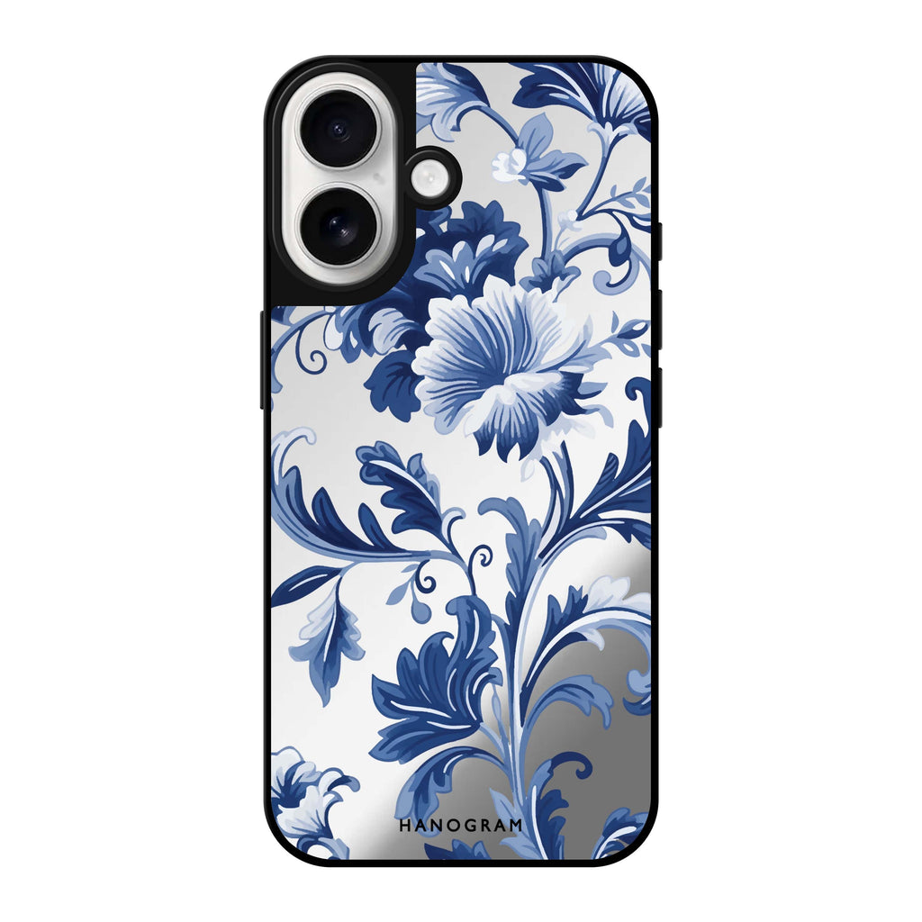 Reflective iPhone 16 Mirror Case –Sky Botanica Design