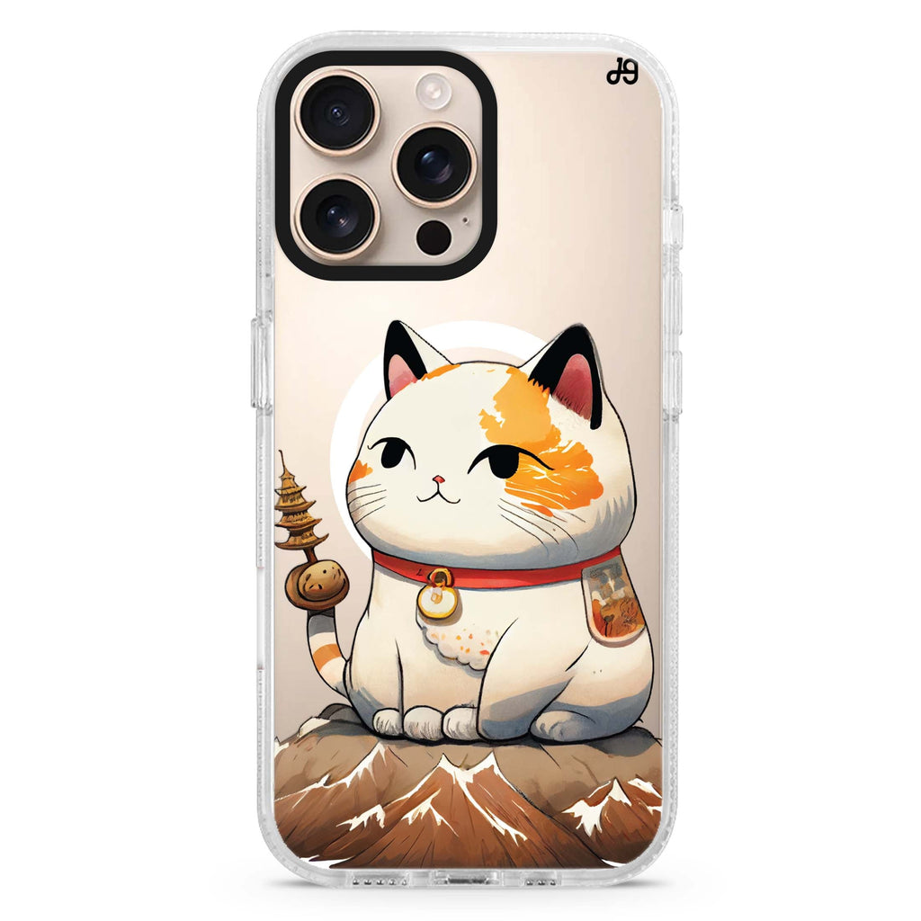 A Cute Cat MagSafe Compatible iPhone 16 Pro Ultra Clear Case - Personalized and Stylish Protection