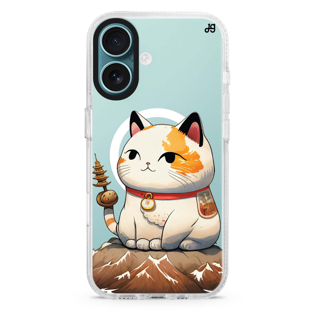 A Cute Cat MagSafe Compatible iPhone 16 Ultra Clear Case - Personalized and Stylish Protection