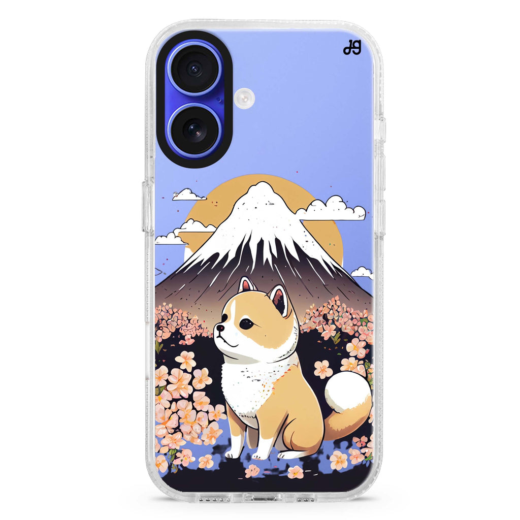 Shiba Inu & Japan MagSafe Compatible iPhone 16 Ultra Clear Case - Personalized and Stylish Protection