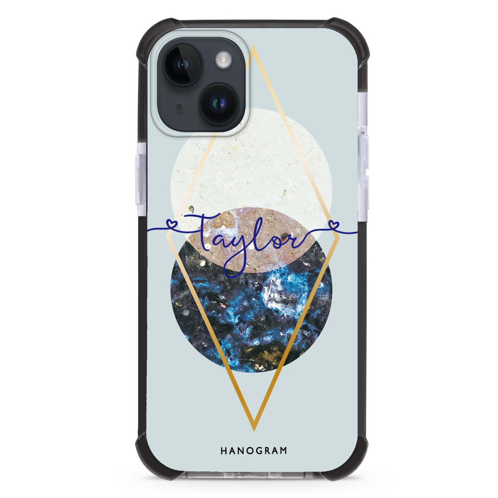 Marble Abstract I iPhone 15 Plus Ultra Shockproof Case