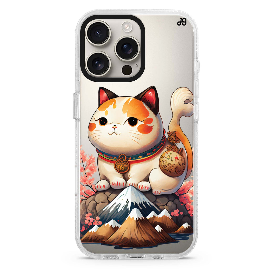 Kawaii Cat iPhone 16 Pro & 16 Pro Max Case - Personalized and Stylish Protection