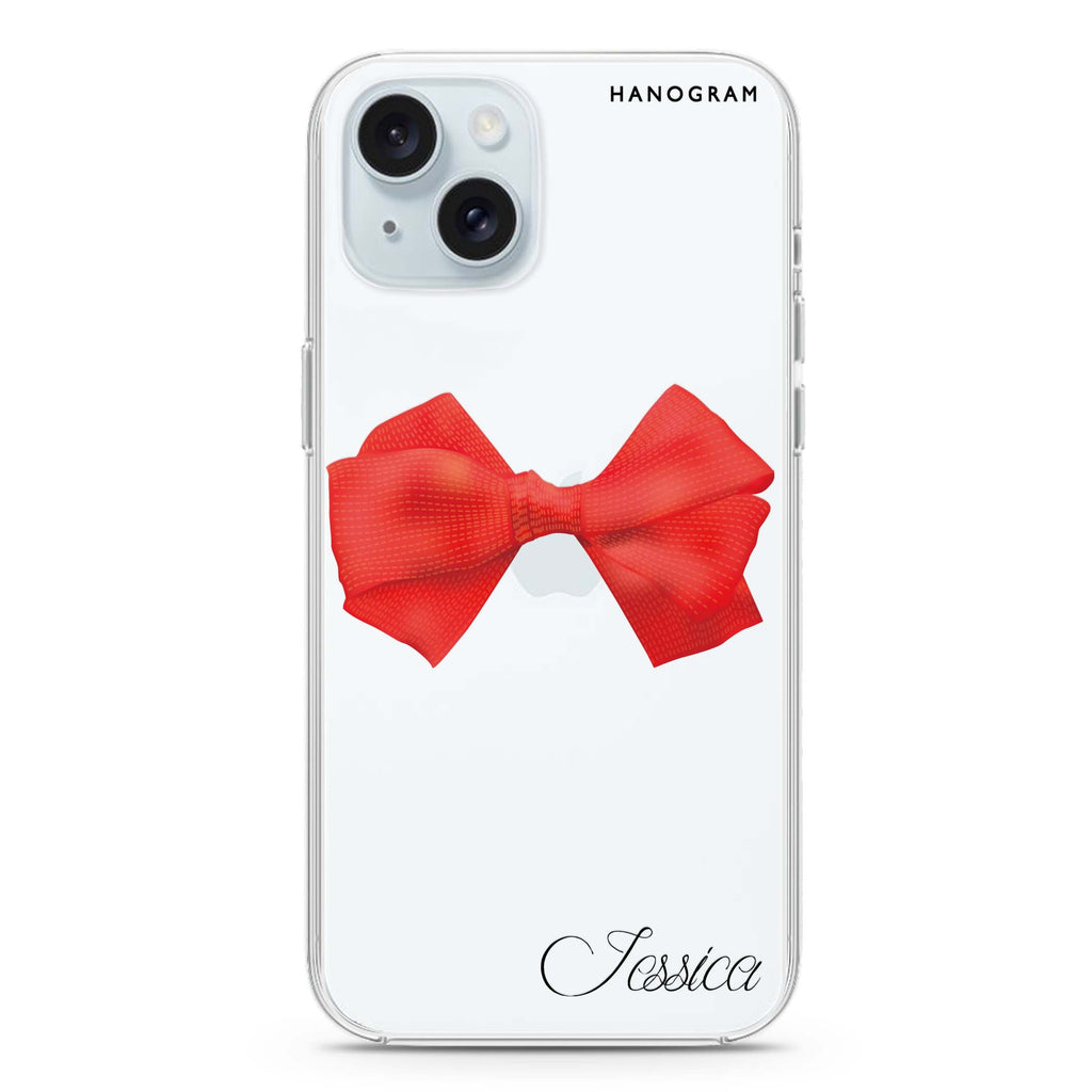 Red Bow iPhone Ultra Clear Case