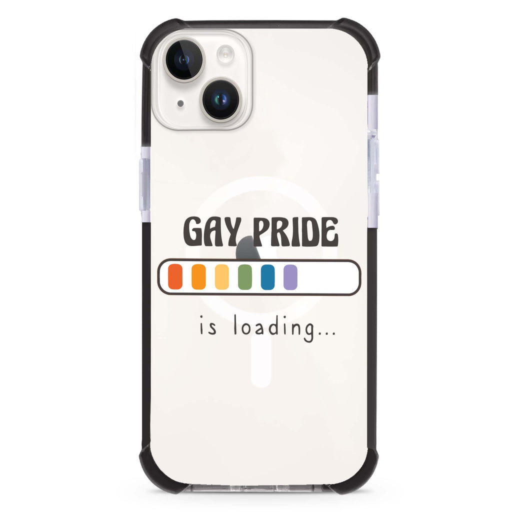 Gay Pride is loading iPhone 15 Plus MagSafe Compatible Ultra Shockproof Case