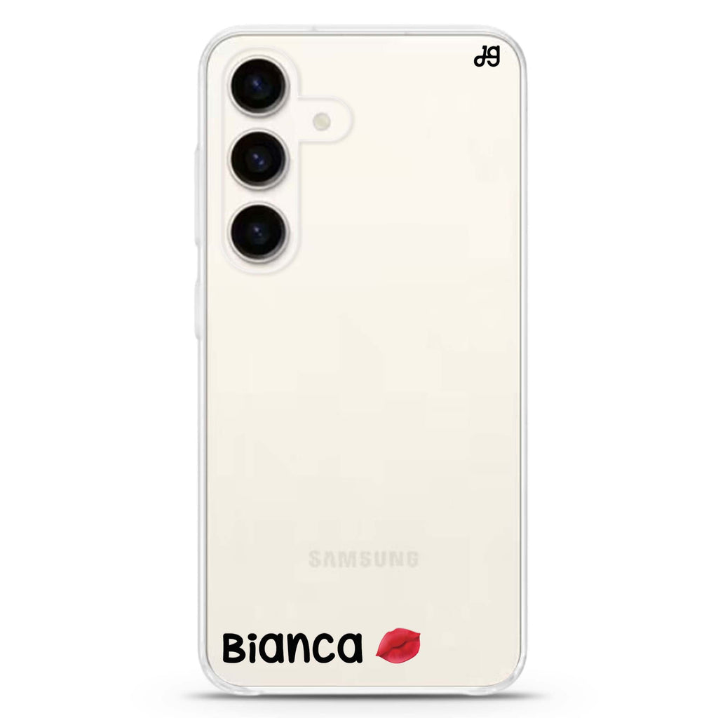 A Kiss Samsung Galaxy Ultra Clear Case