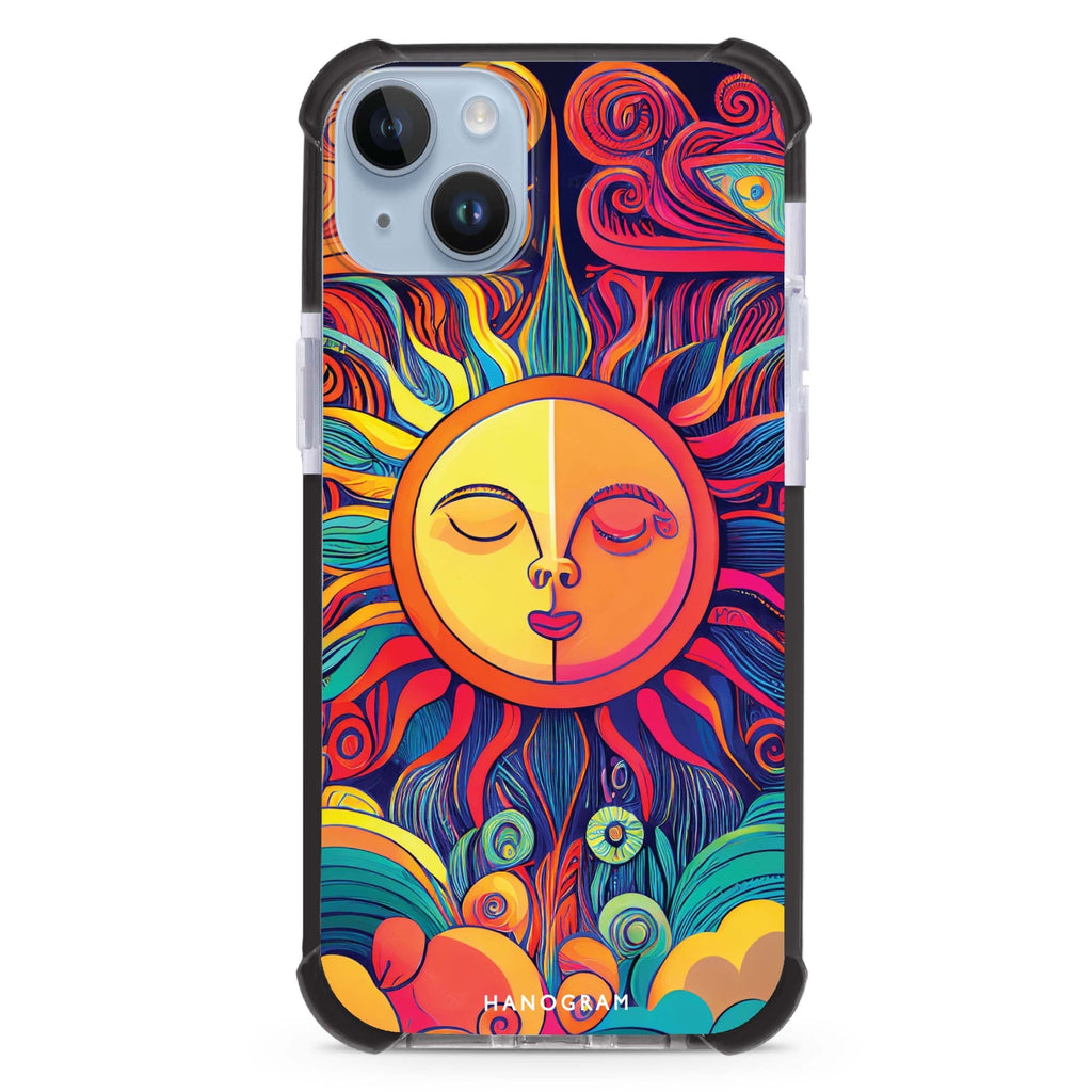 Magic Sun Face iPhone 15 Plus Ultra Shockproof Case