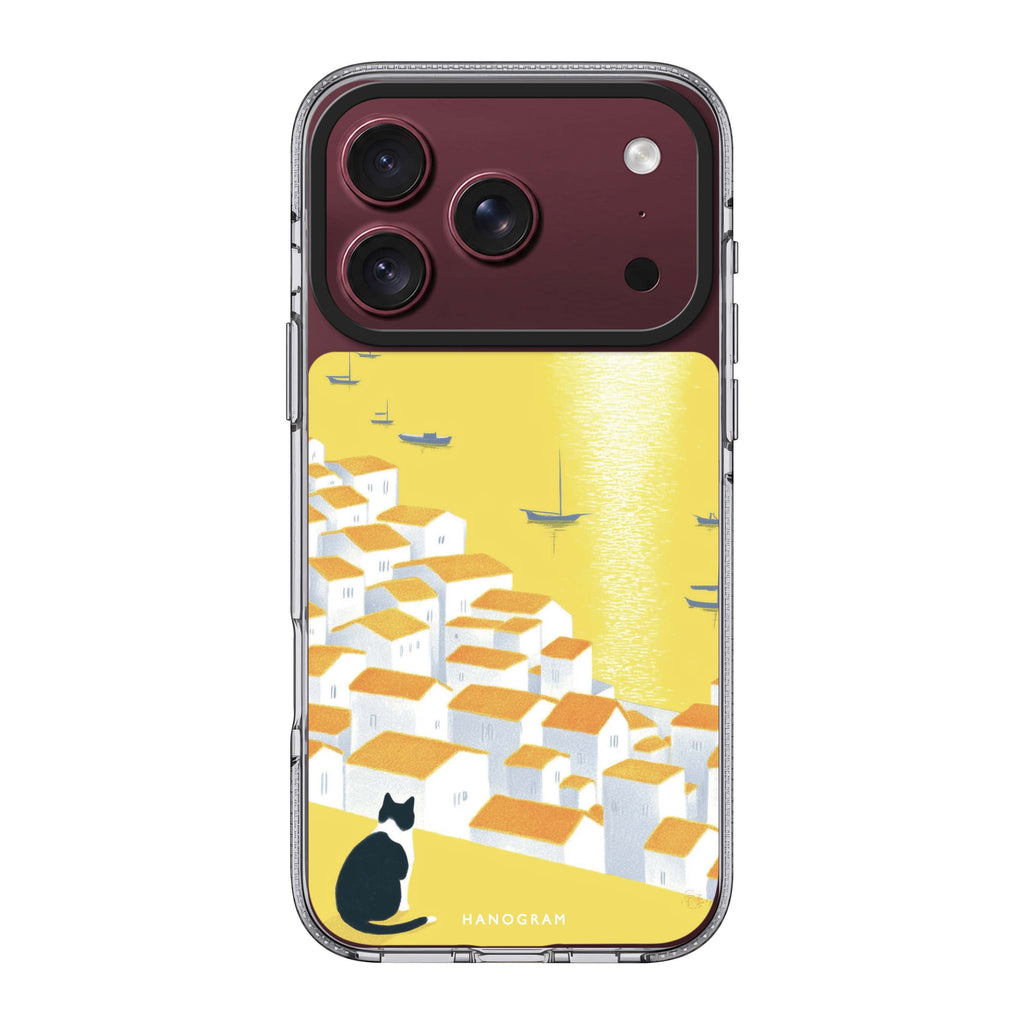 Sunset View Cat Ultra Clear Case