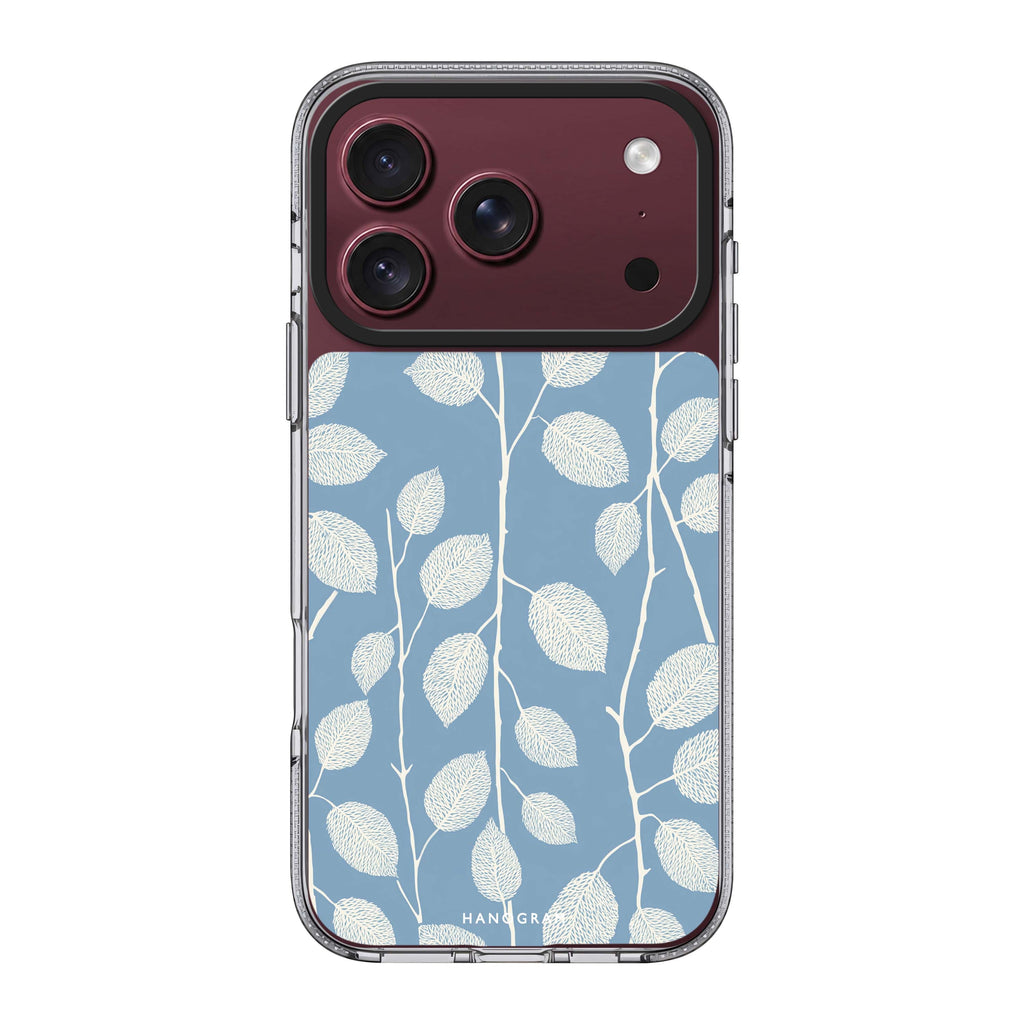 Blue Leaves Ultra Clear Case
