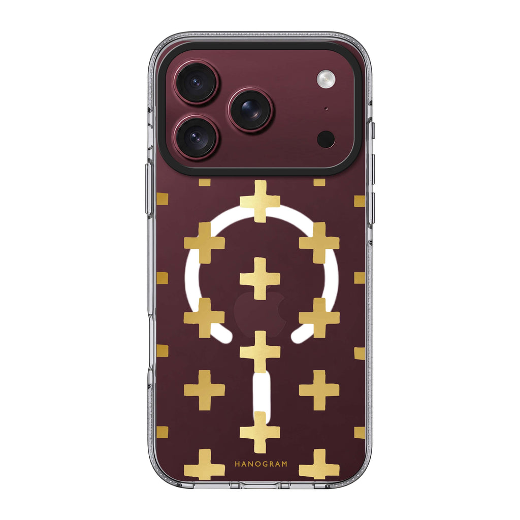 Gold Grid Ultra Clear Case