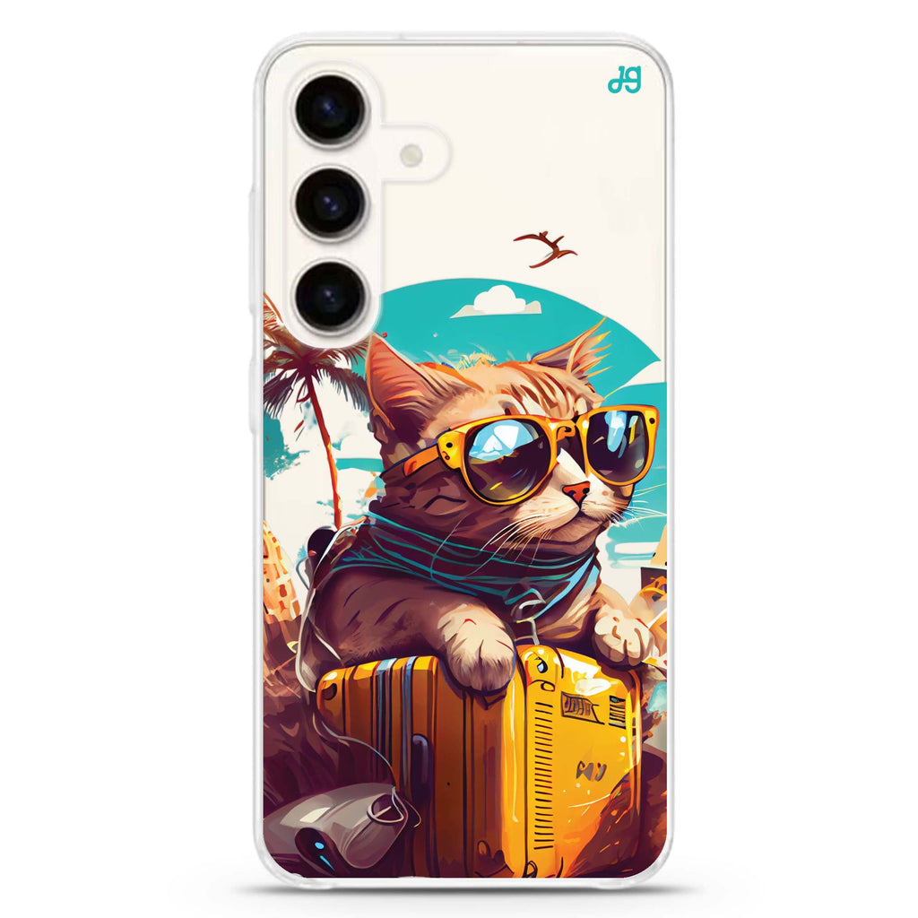 Travel Cat Samsung Galaxy Ultra Clear Case