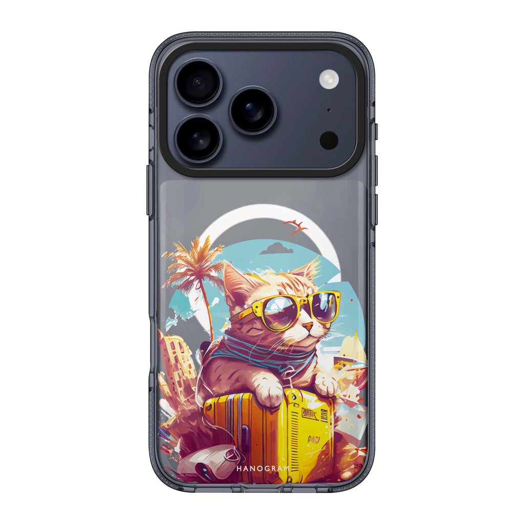 Travel Cat cat animal travel iPhone 17 Pro Max ultra clear case
