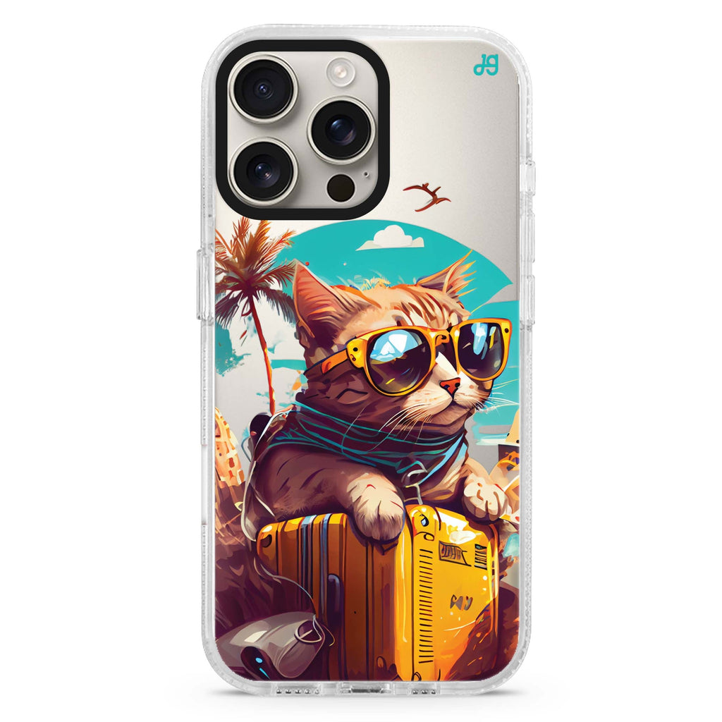Travel Cat iPhone 16 Pro & 16 Pro Max Case - Personalized and Stylish Protection