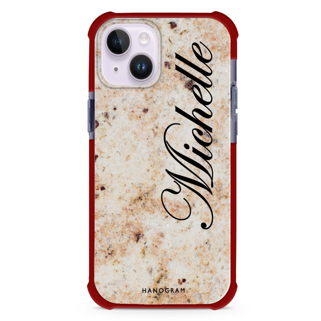 Real Marble iPhone 15 Plus MagSafe Compatible Ultra Shockproof Case