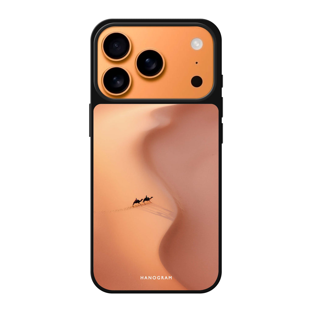 Journey Across Sand brown nature iPhone 17 Pro Max mirror case