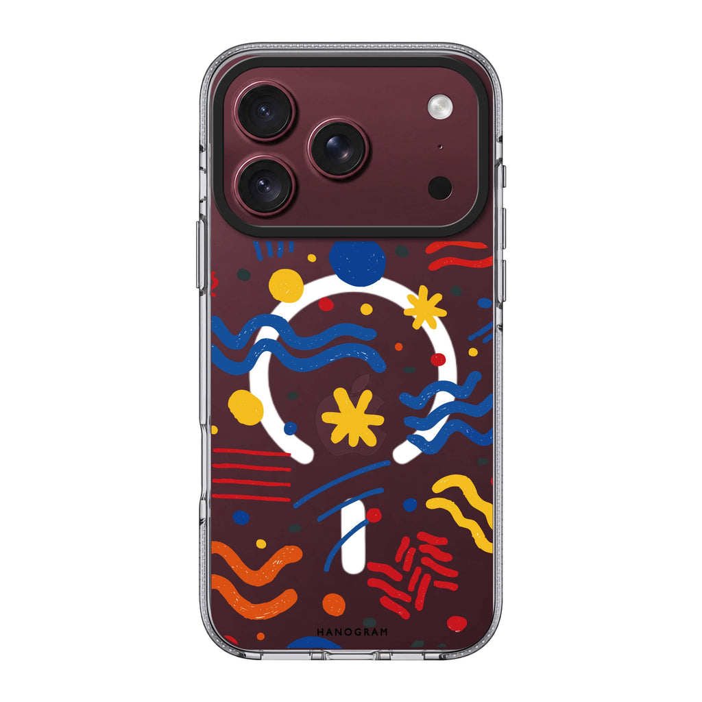 Retro Doodle Ultra Clear Case
