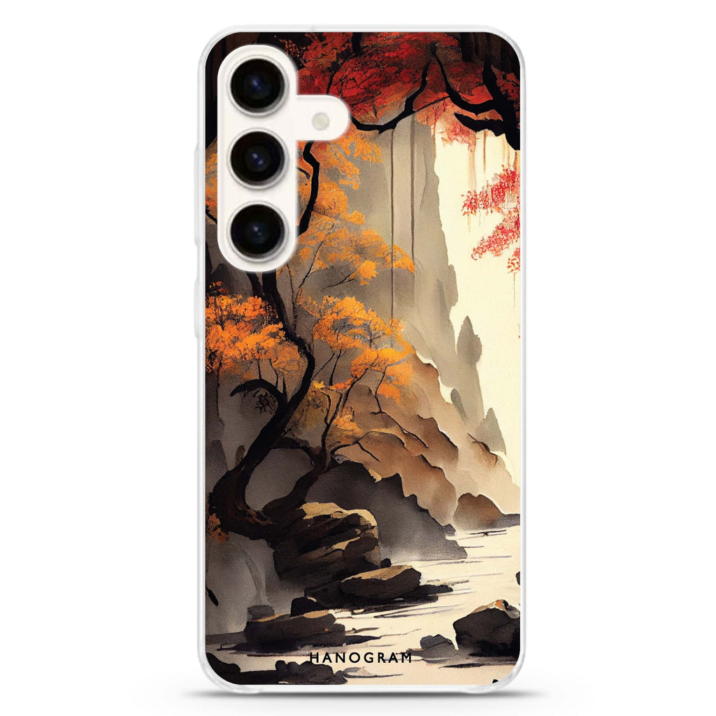 Japanese painting Samsung Galaxy Ultra Clear Case