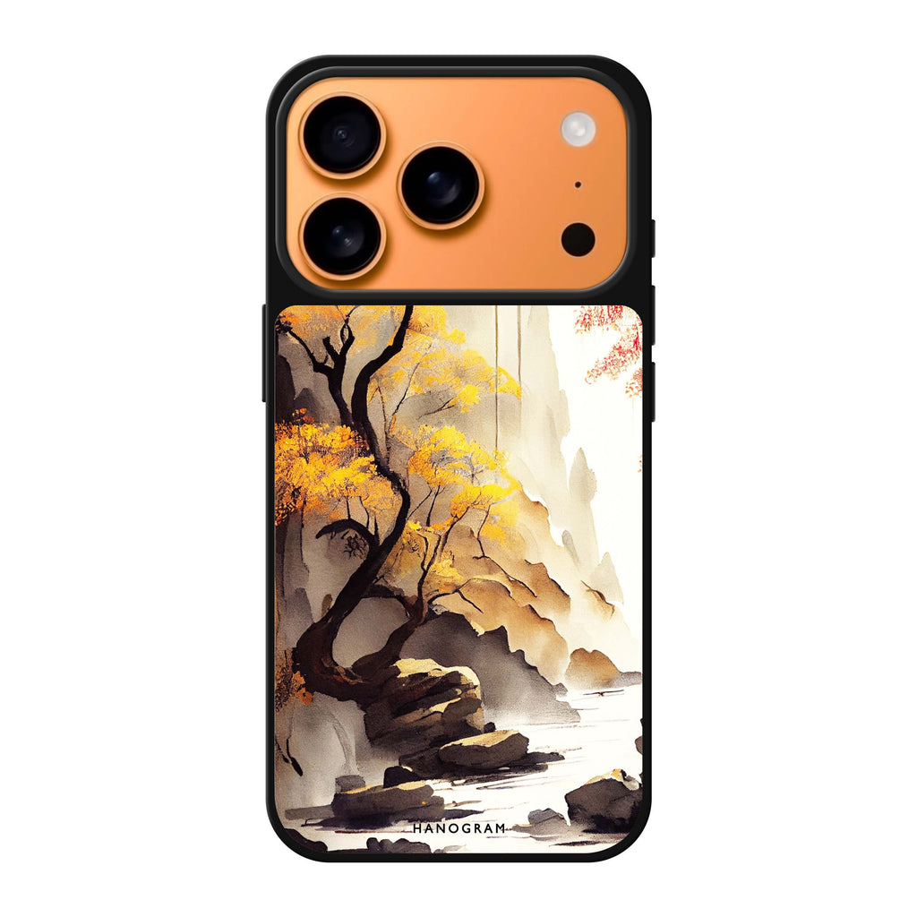 Japanese painting #2 abstract iPhone 17 Pro Max mirror case