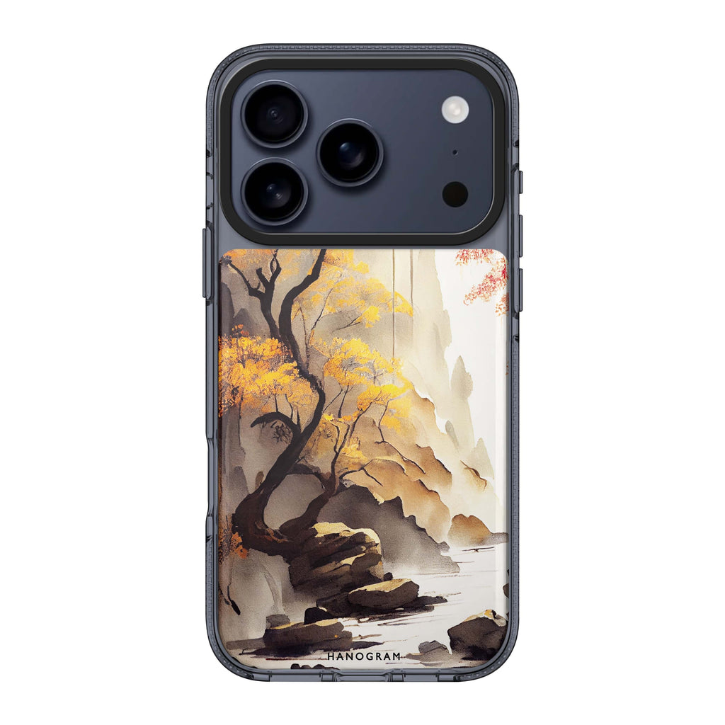 Japanese painting Style 2 abstract iPhone 17 Pro Max ultra clear case
