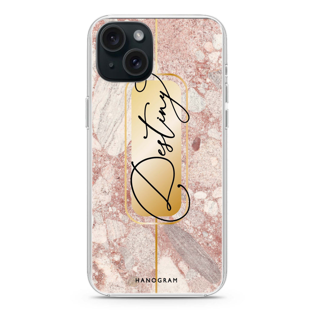 Golden Marble iPhone Ultra Clear Case