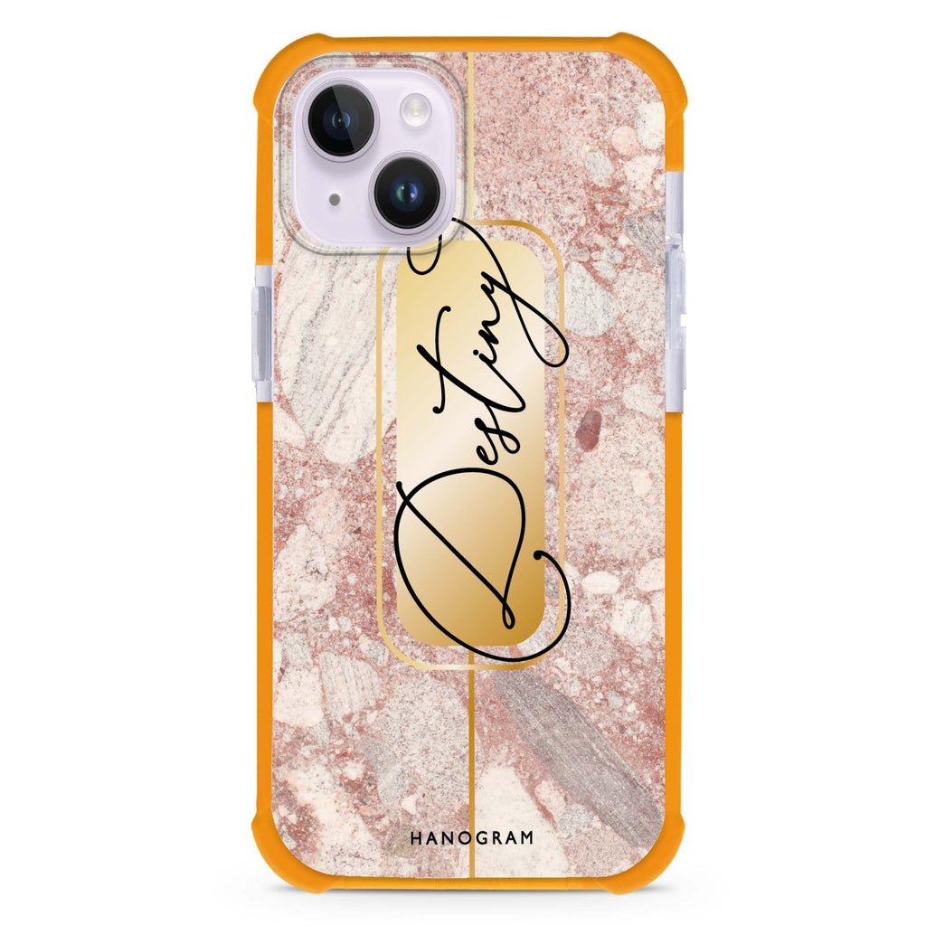 Golden Marble iPhone 15 Plus Ultra Shockproof Case