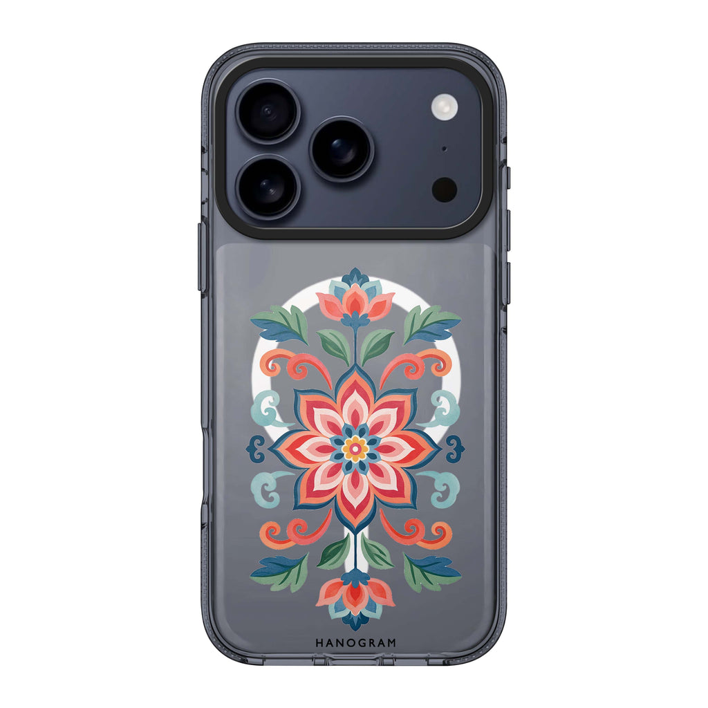 The Painted Folk Blossom iPhone 17 Pro Max Ultra Clear Case - Image 1