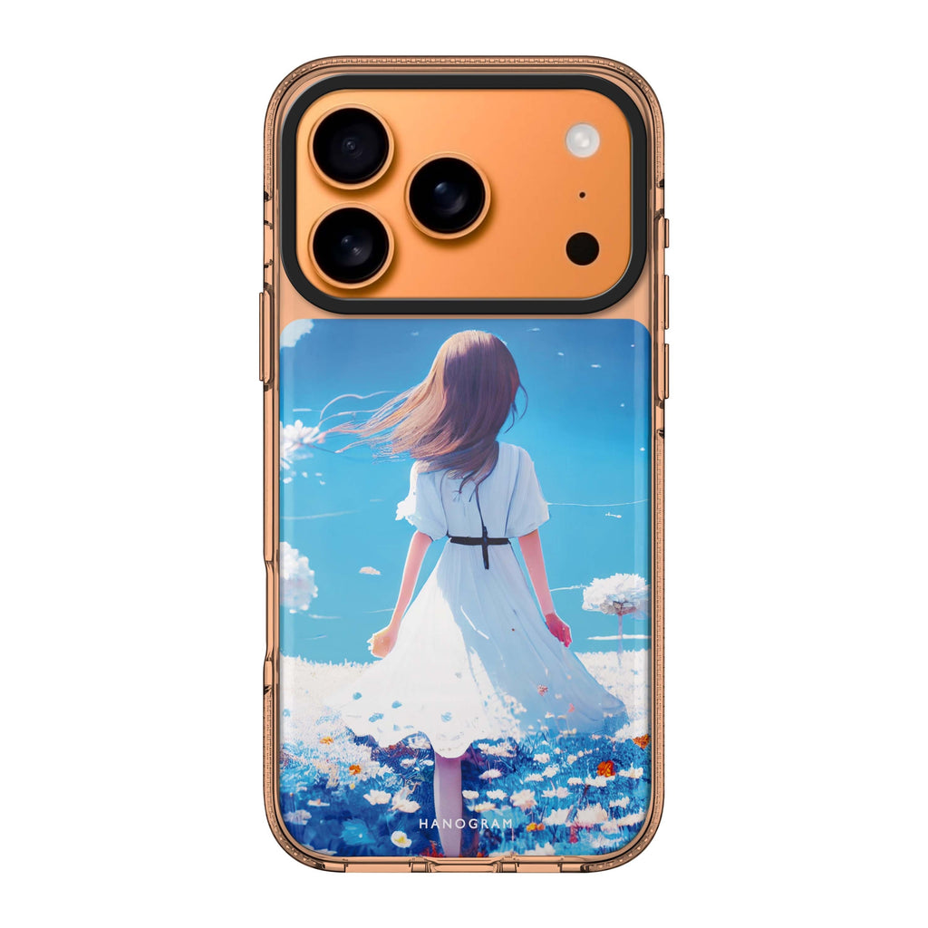 A Dream graphic whimsical iPhone 17 Pro Max ultra clear case