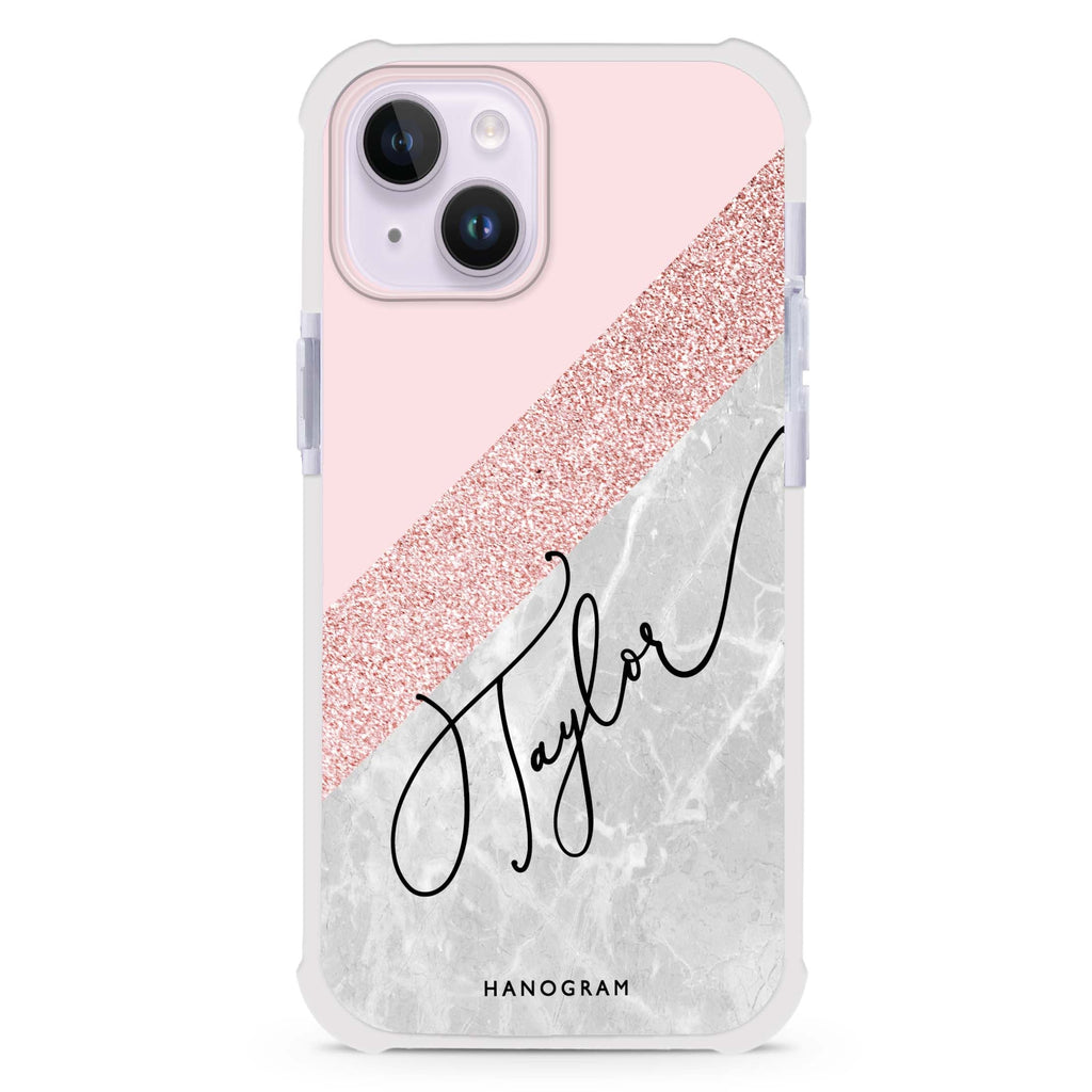 Marble Abstract II iPhone 15 Plus MagSafe Compatible Ultra Shockproof Case