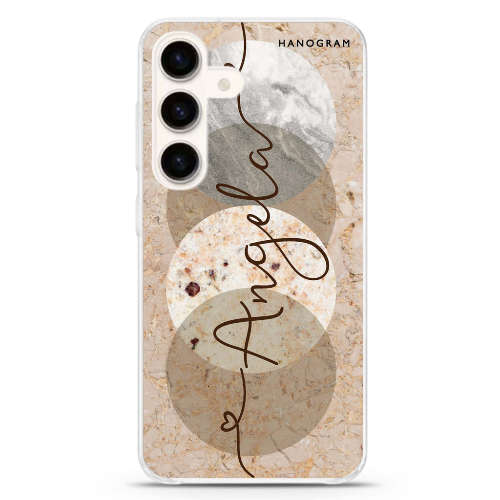 Artistic Marble I Galaxy A55 Ultra Clear Case