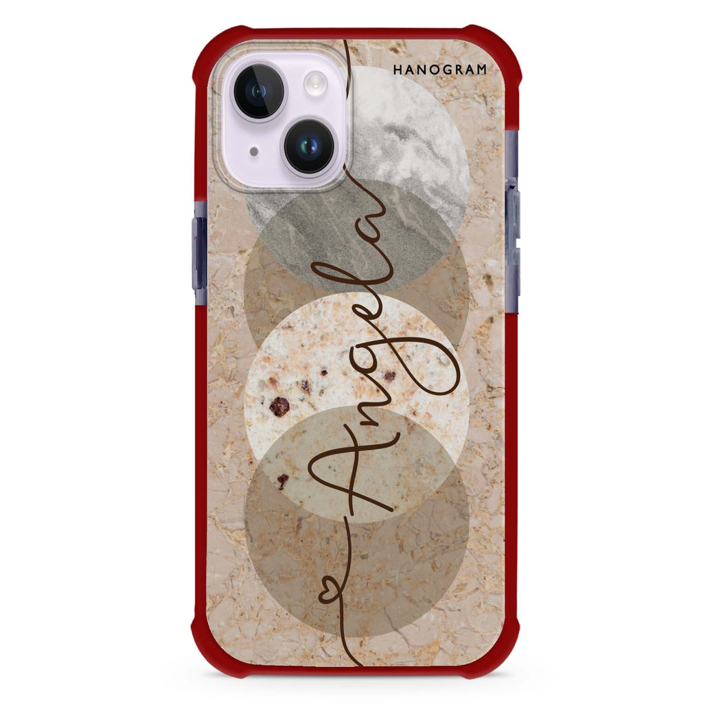 Artistic Marble I iPhone 15 Plus MagSafe Compatible Ultra Shockproof Case
